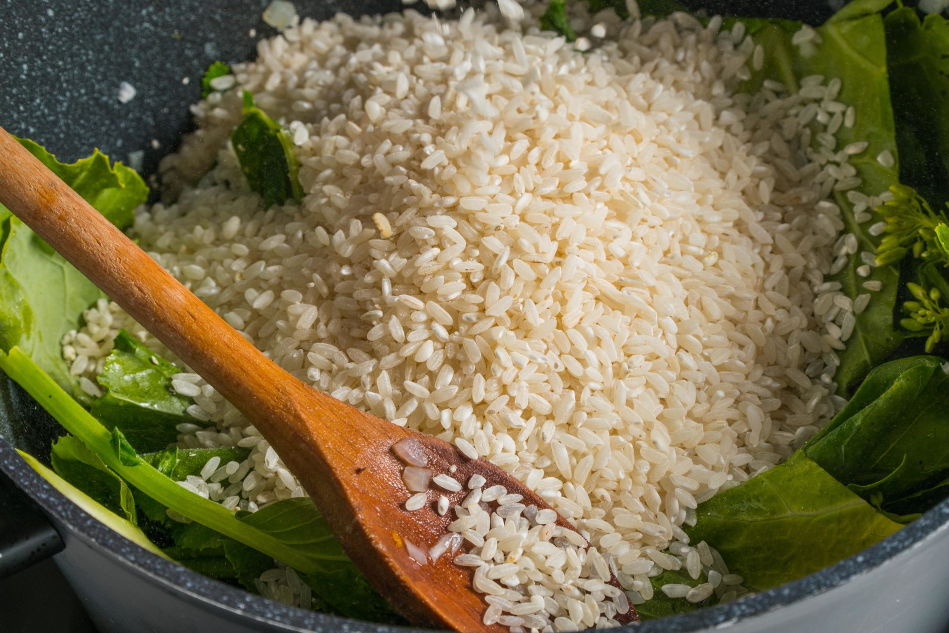 arroz carolino cigala para receita de grelos e abóbora