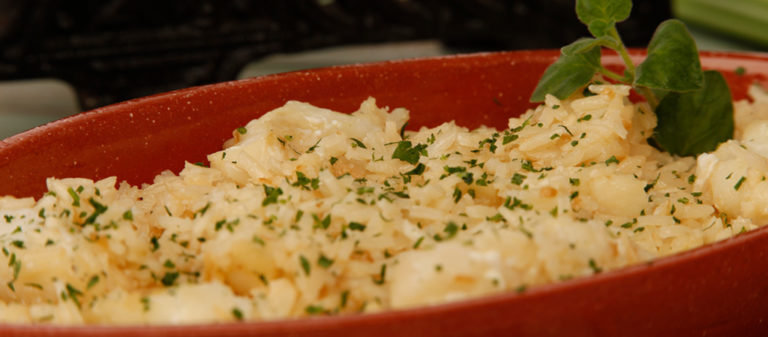 Foto de Arroz de Bacalhau Aromático