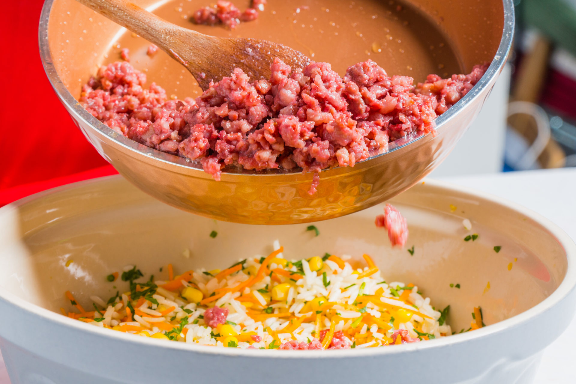 preparado de pimento recheado com arroz da cigala