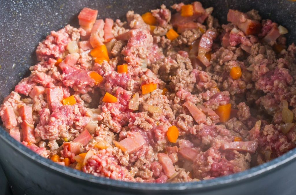 Acompanhamento para rolo de carne no forno