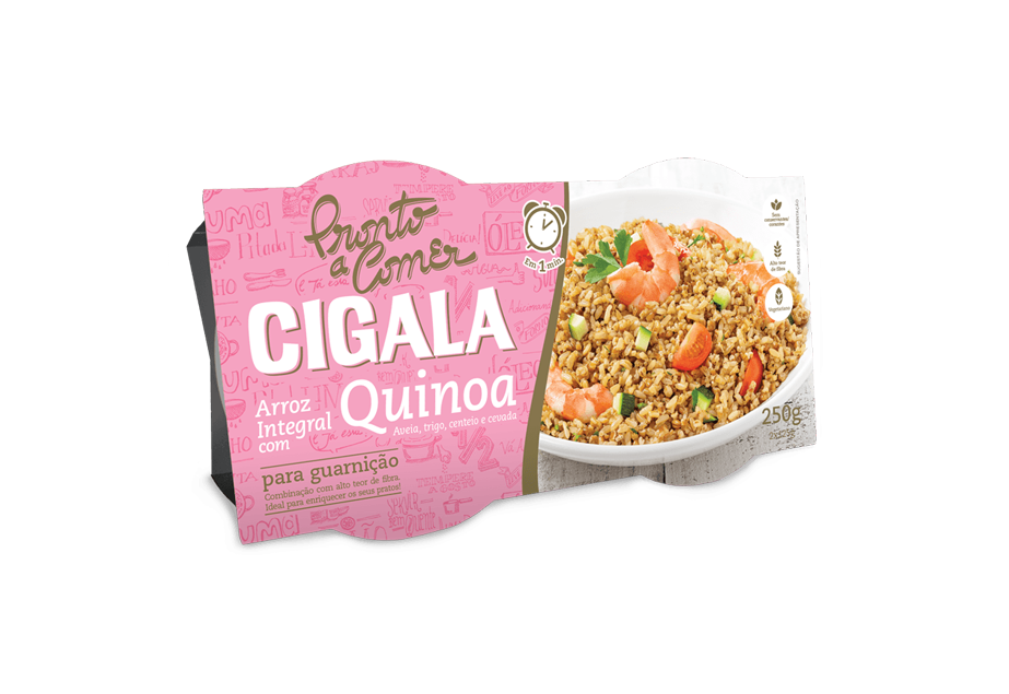Pronto A Comer Cigala Integral Com Quinoa