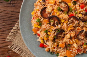jambalaya com arroz da cigala