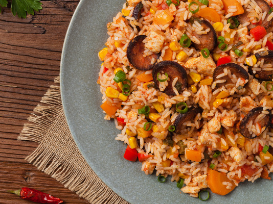 jambalaya com arroz da cigala