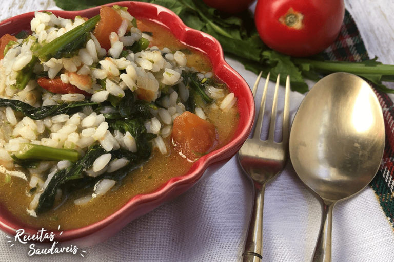 Foto de Arroz de Grelos e Tomate