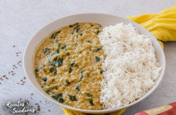 dahl palak de receitas saudáveis cigala