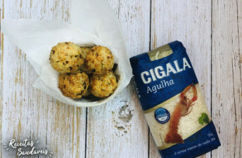 pastéis de arroz com arroz agulha da cigala