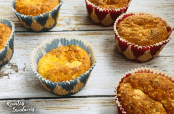 nuffins de arroz com legumes de receitas saudáveis cigala