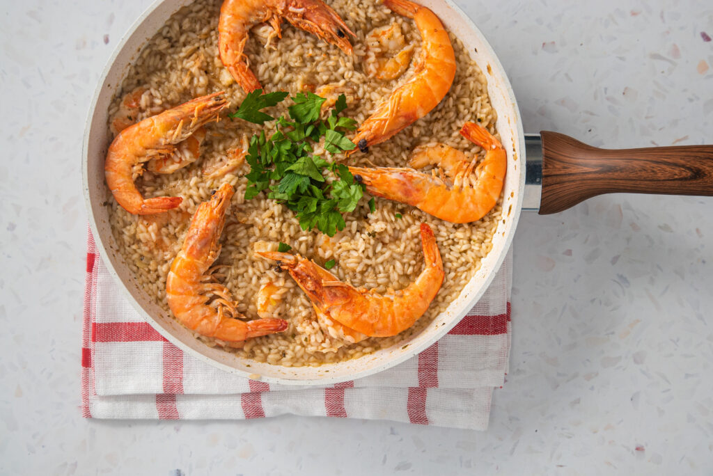 arroz de camarão da cigala