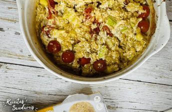 pronto a comer integral com queijo feta
