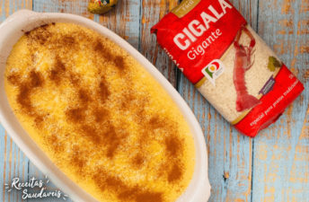 arroz doce da páscoa de receitas saudáveis cigala