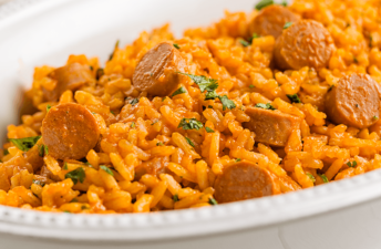 Arroz de salsichas da cigala