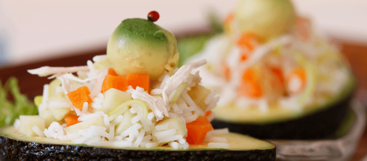 Salada de Arroz e Abacate