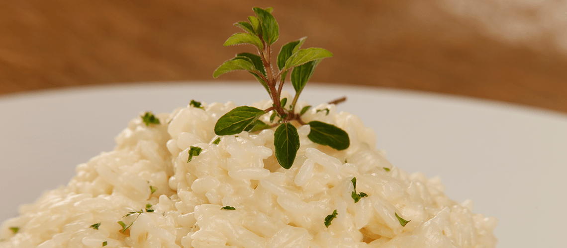 Risotto de Maçã e 3 Queijos