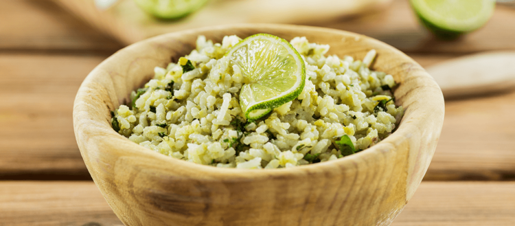 Arroz de Abacate Lima e Coentros