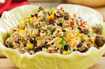 Arroz mexicano na panela