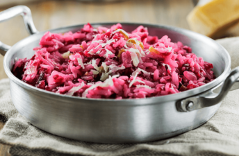 Risotto de beterraba