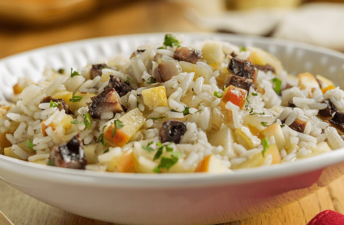 Arroz de maçã com morcela da cigala