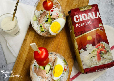 Salada de Atum Fria com Arroz