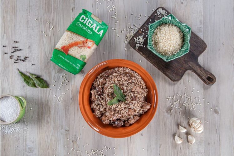 Receita Arroz de Sarrabulho