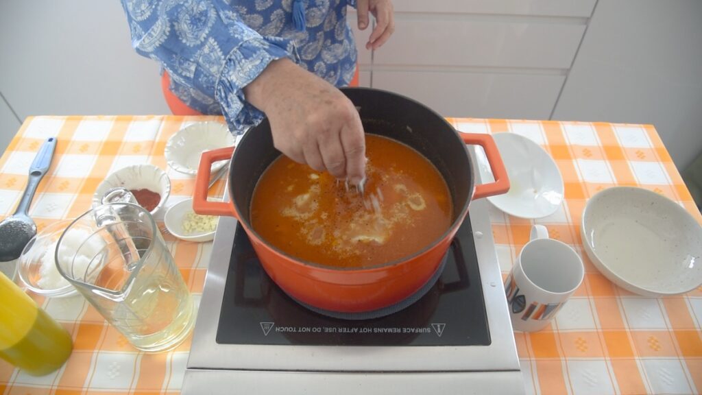 Antes de servir polvilhar com coentros picados