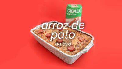 Receita de arroz de pato da avó
