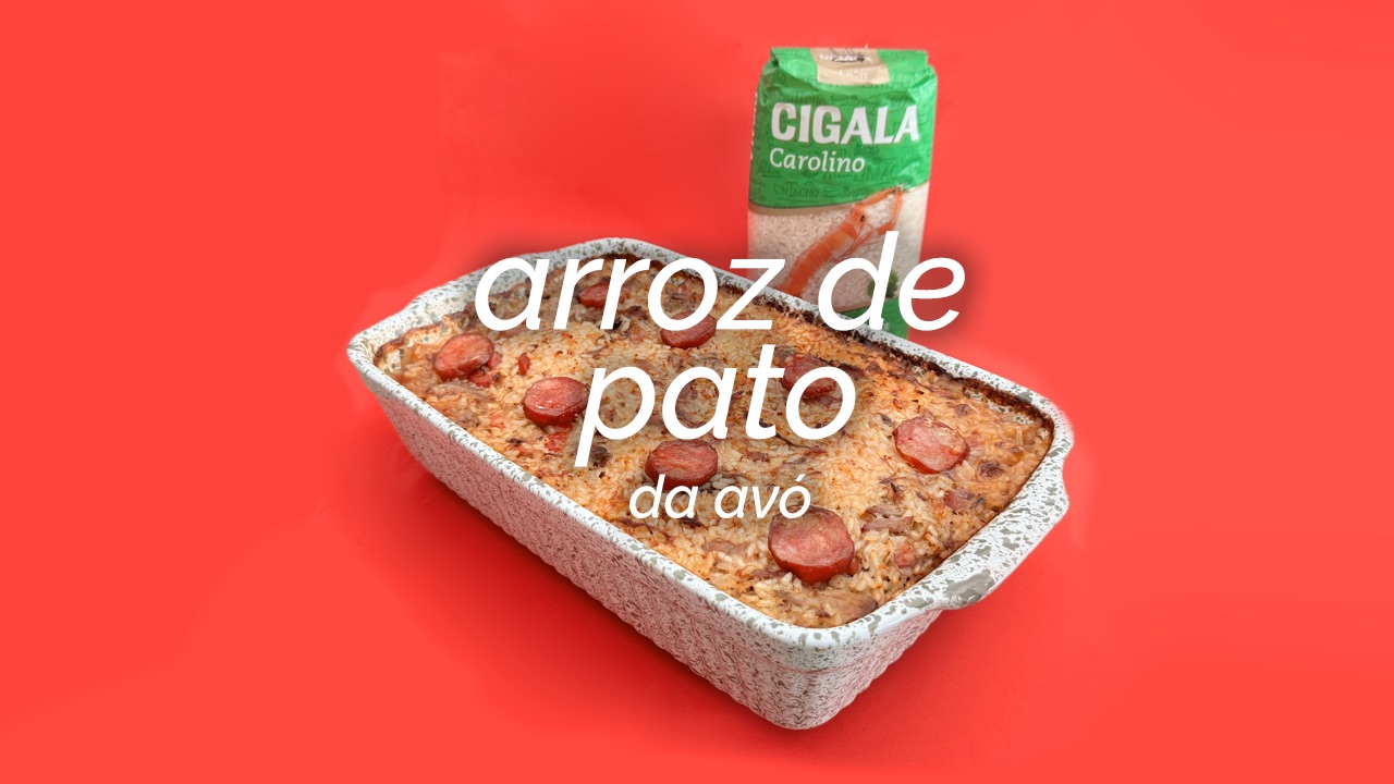 Receita de arroz de pato da avó