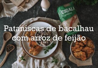 Pataniscas de Bacalhau com Arroz