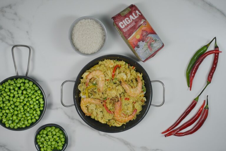 Foto de Receita de paella espanhola: Sabores tradicionais e marítimos