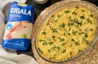 imagen receta Receita de arroz cremoso de forno