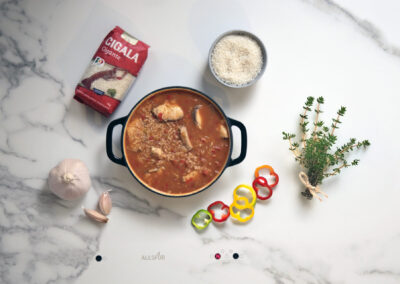 Arroz de tintureira cremoso e delicioso