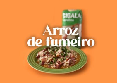 Receita de arroz de fumeiro