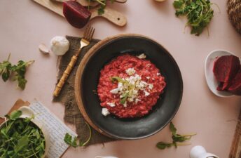 imagen receta Risoto de Beterraba cremoso e fácil de preparar