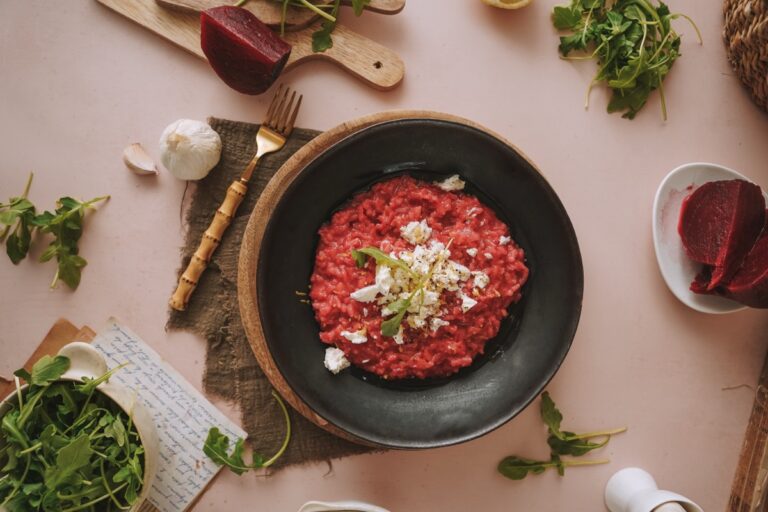 Foto de Risoto de Beterraba cremoso e fácil de preparar