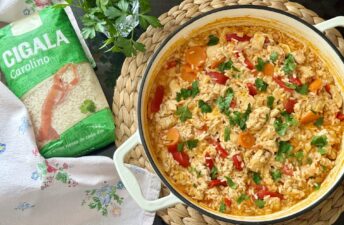 imagen receta Frango Estufado com Arroz: Receita Fácil e Deliciosa