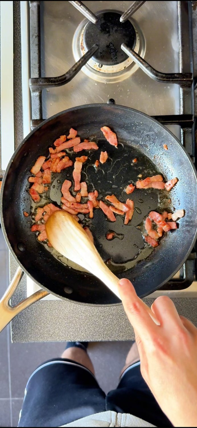 arroz-com-maca-e-bacon – passo-01